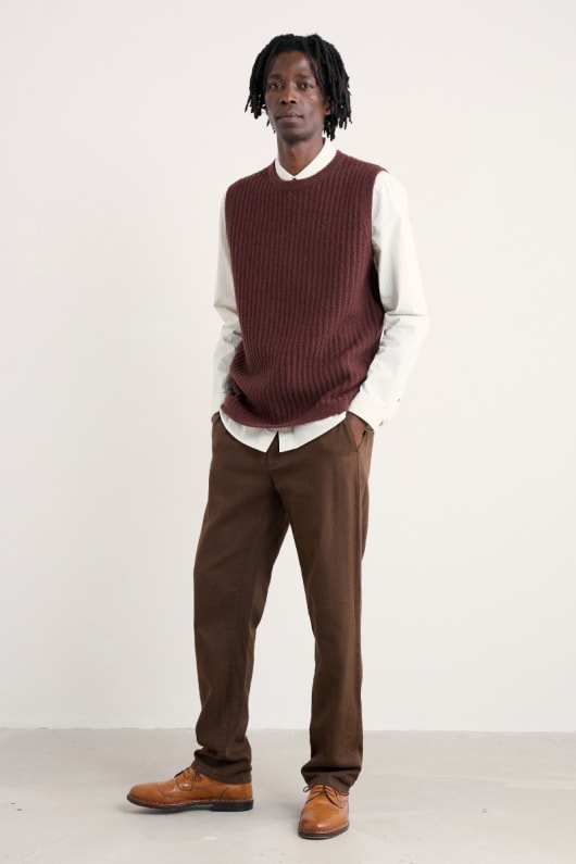 Seasalt Cornwall Men's Lowdy Crew Neck Vest