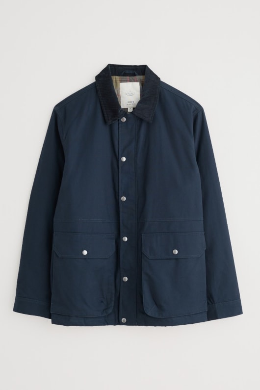 Seasalt Cornwall Men's Marlin Organic Cotton Coat