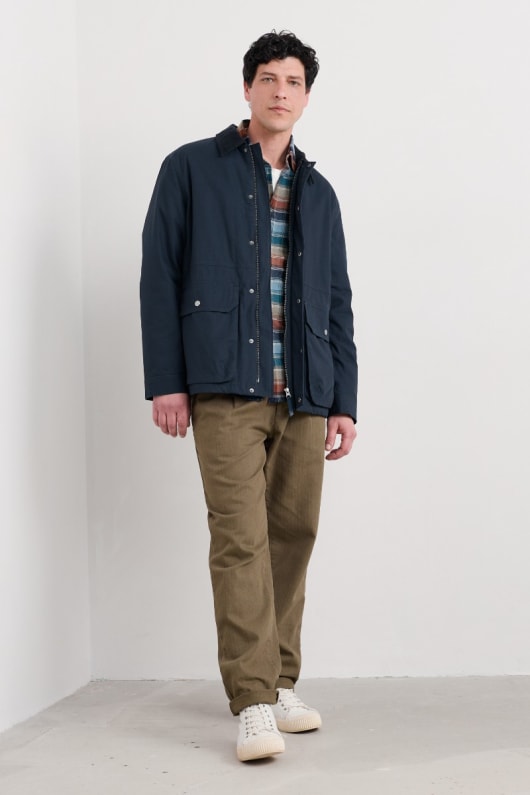 Seasalt Cornwall Men's Marlin Organic Cotton Coat