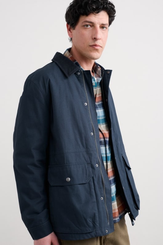 seasalt cornwall Men's Marlin Organic Cotton Coat