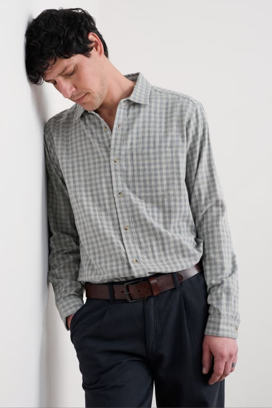 seasalt cornwall Men's Murex Organic Cotton Shirt