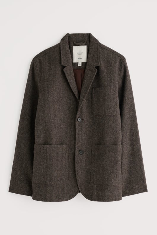 Seasalt Cornwall Men's Pelynt Textured Blazer