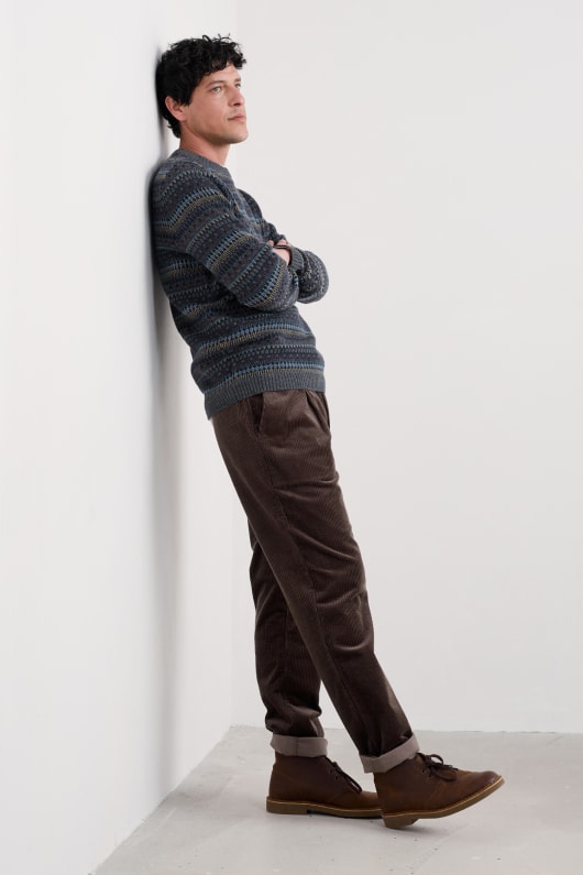 Seasalt Cornwall Men's Polventon Fair Isle Jumper