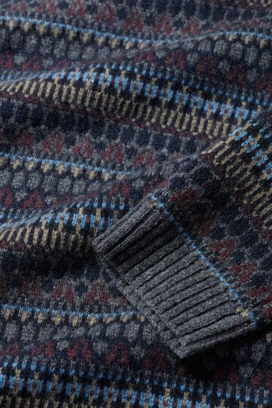 Seasalt Cornwall Men's Polventon Fair Isle Jumper