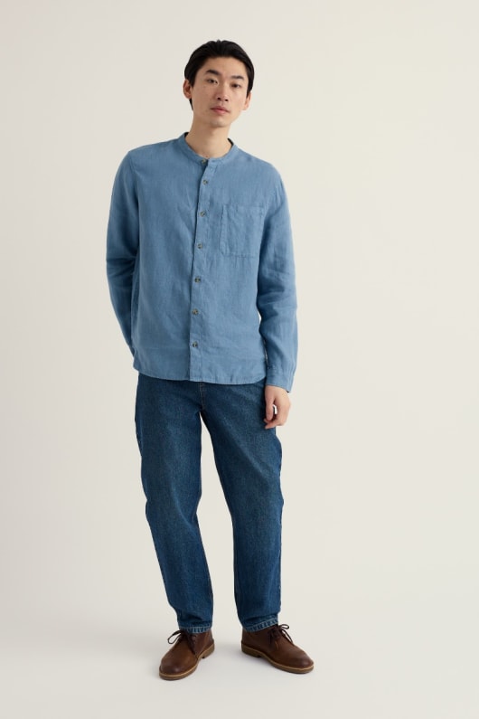 Seasalt Cornwall Men's Porlock Linen Shirt