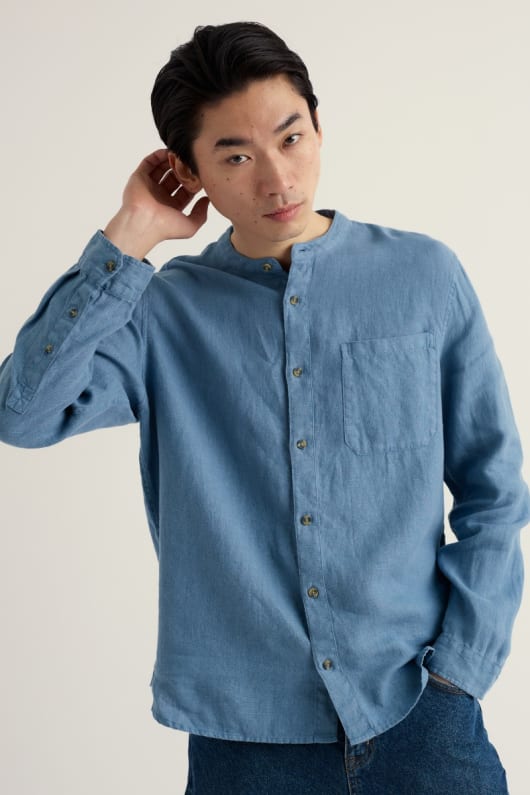 seasalt cornwall Men's Porlock Linen Shirt