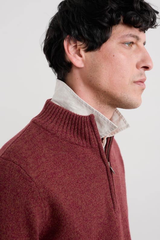 Seasalt Cornwall Men's Reefpoint Half Zip Jumper