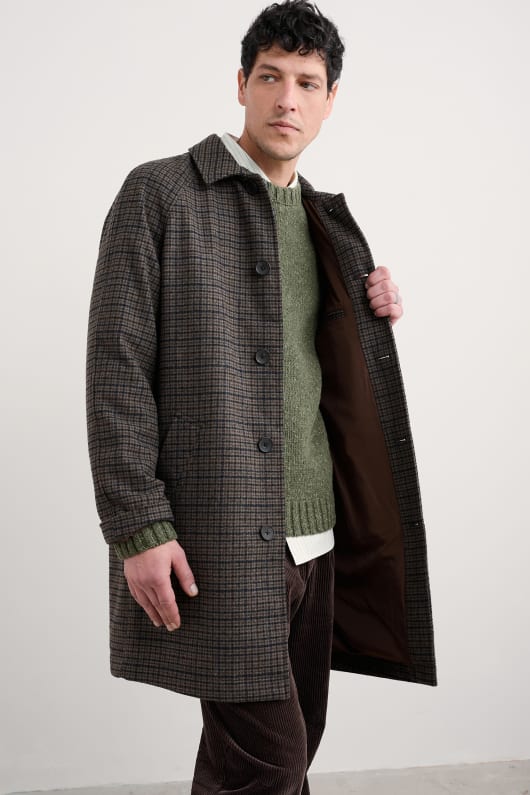seasalt cornwall Men's Roskorwell Overcoat
