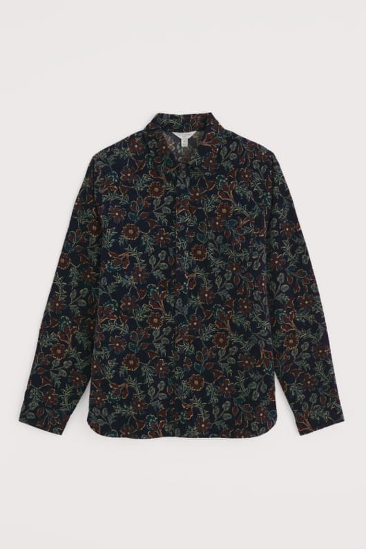 Seasalt Cornwall Men's Shoreman Printed Cord Shirt