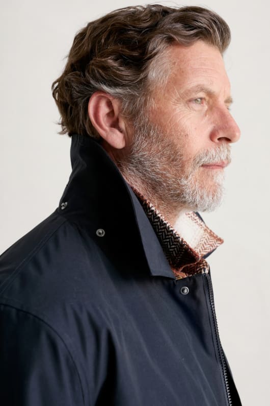 Seasalt Cornwall Men's Stone Wave Waterproof Coat