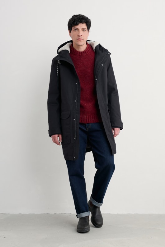 Seasalt Cornwall Men's Tidesman Waterproof Coat