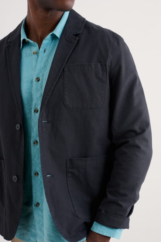 Seasalt Cornwall Men's Towen Organic Cotton Blazer