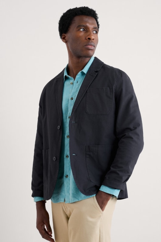 seasalt cornwall Men's Towen Organic Cotton Blazer