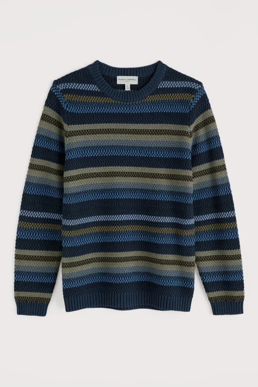 Seasalt Cornwall Men's Tynwen Striped Jumper