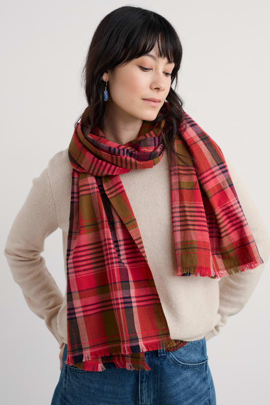 seasalt cornwall Merrymaker Organic Cotton Scarf