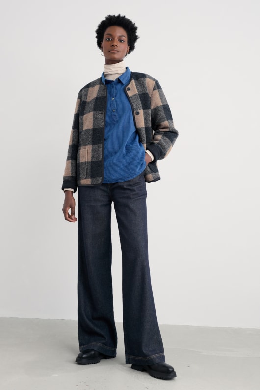 Seasalt Cornwall Merywen Checked Jacket