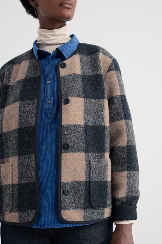 Seasalt Cornwall Merywen Checked Jacket