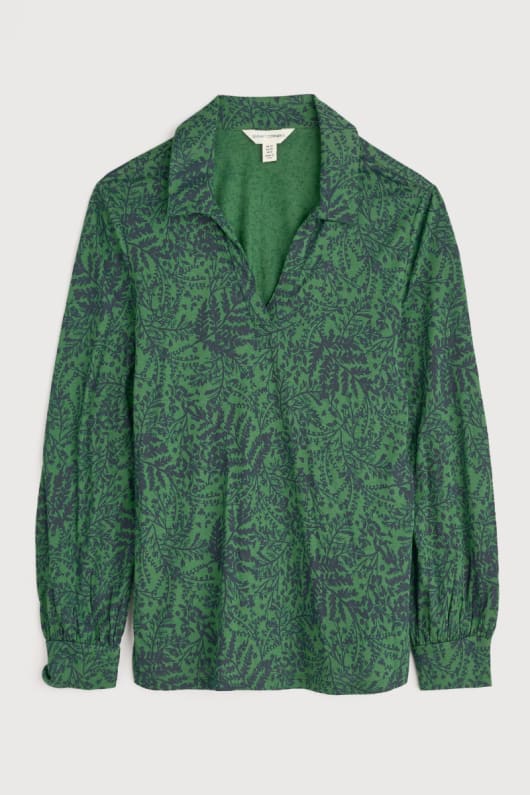 Seasalt Cornwall Misty Sky Organic Cotton Shirt