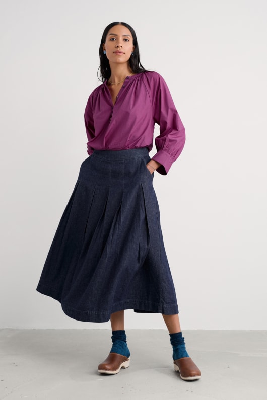 Seasalt Cornwall Moor Grass A-Line Shirt