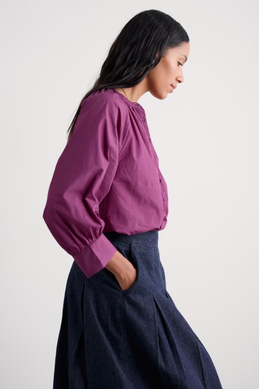Seasalt Cornwall Moor Grass A-Line Shirt