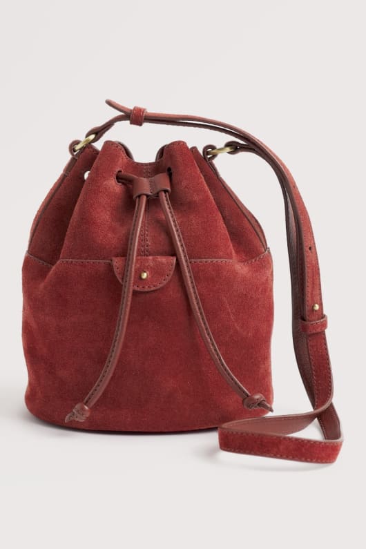 Seasalt Cornwall Mor Tide Suede Bucket Bag