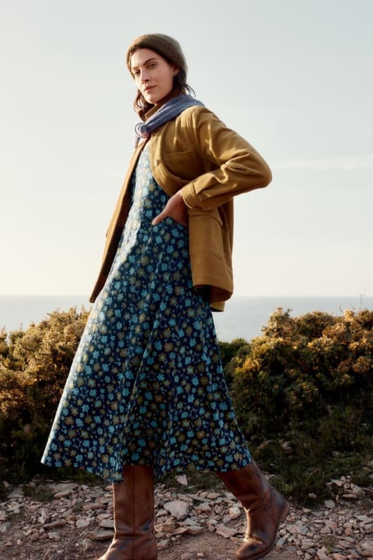 seasalt cornwall Nancy 3/4 Sleeve Jersey Dress