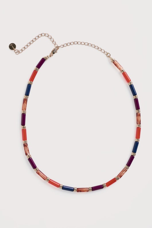 Seasalt Cornwall Patience Acrylic Beaded Necklace