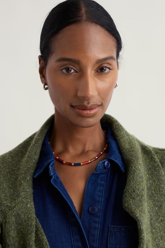 seasalt cornwall Patience Acrylic Beaded Necklace