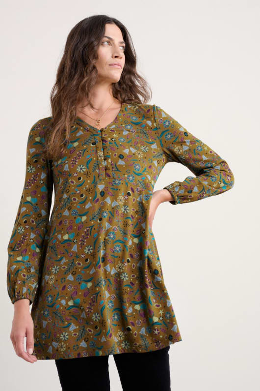 seasalt cornwall Peg Loom A-Line Jersey Tunic