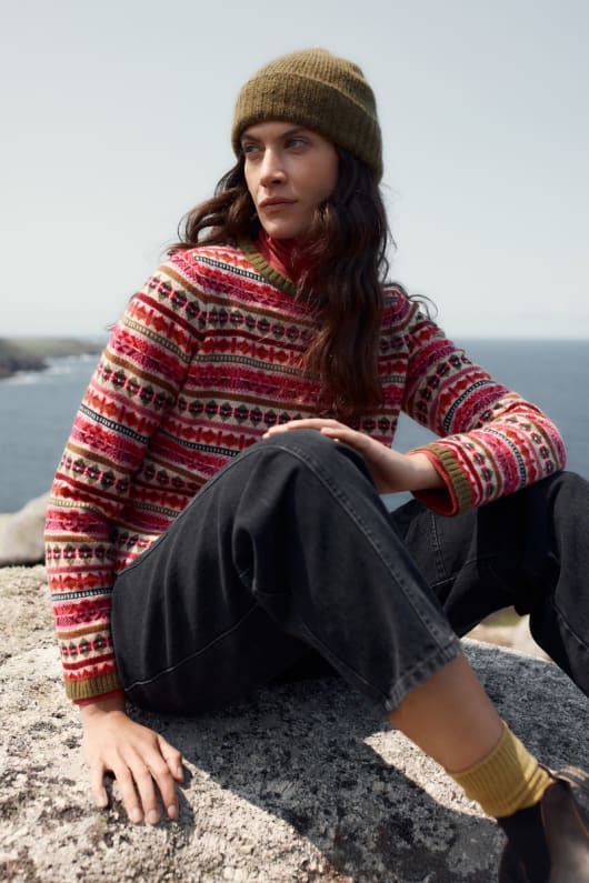 seasalt cornwall Percella Cove Fair Isle Jumper