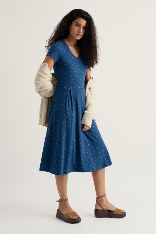 Seasalt Cornwall Pier View Jersey Dress