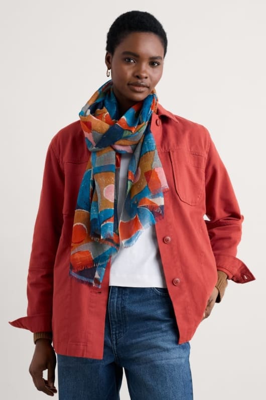 seasalt cornwall Pretty Printed Scarf