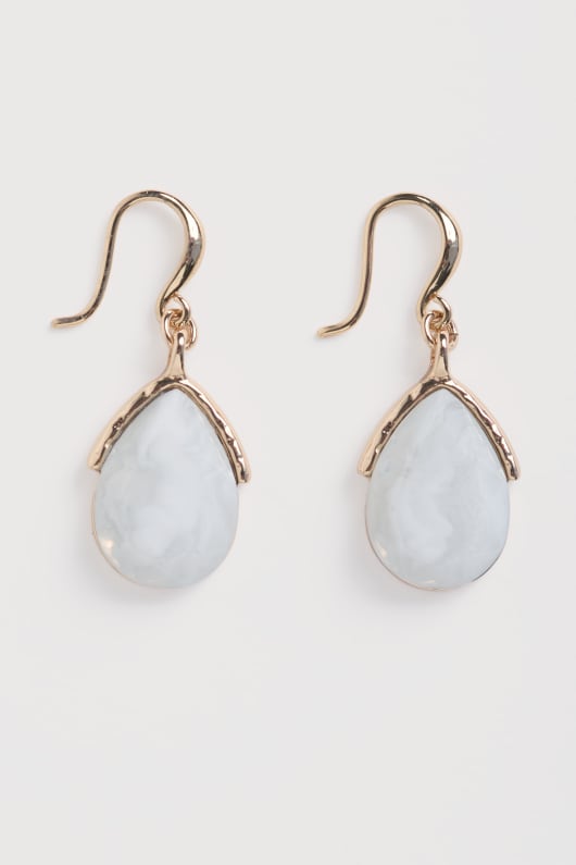 Seasalt Cornwall Reed Moon Drop Earrings