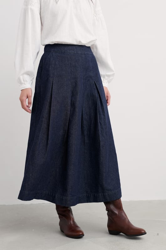 Seasalt Cornwall Rosewall A-line Midi Skirt
