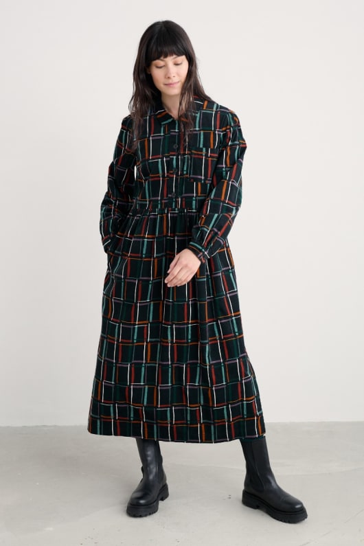 Seasalt Cornwall Rosina Shirt Style Midi Dress