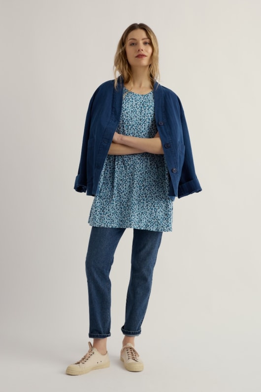Seasalt Cornwall Screenprint Jersey A-Line Tunic