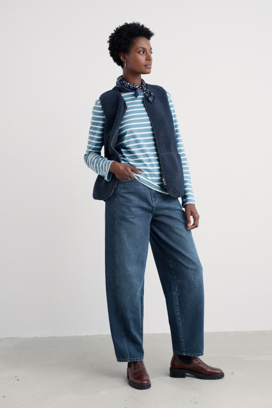 Seasalt Cornwall Sea Buckthorne Borg Gilet