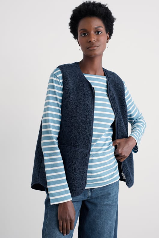 Seasalt Cornwall Sea Buckthorne Borg Gilet