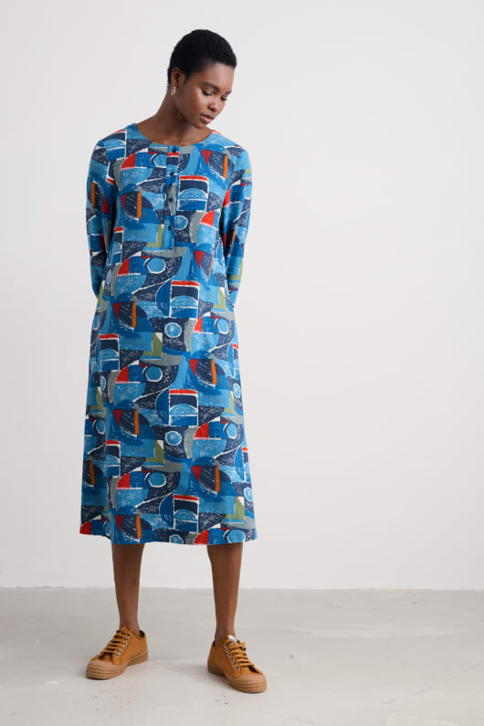 Seasalt Cornwall Sea Call A-line Dress