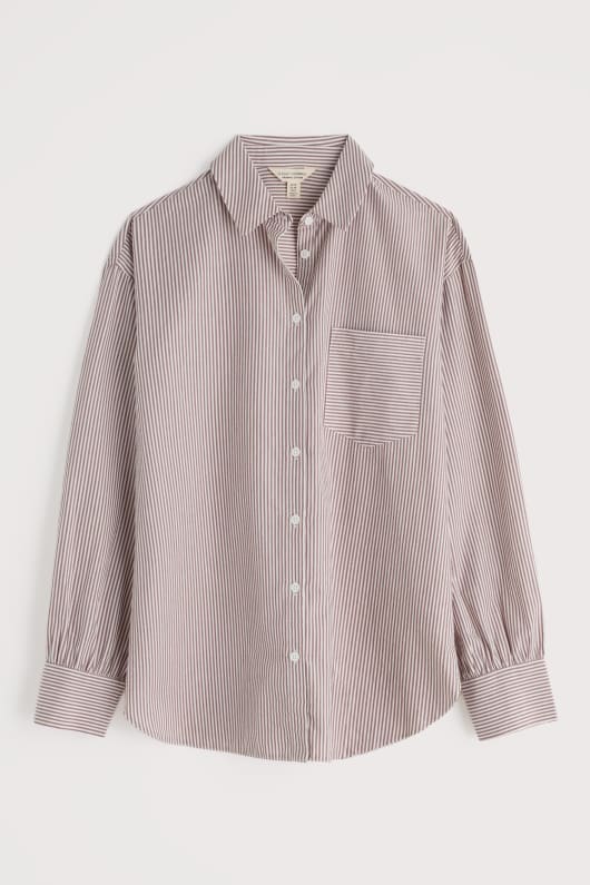 Seasalt Cornwall Sea Path Oversized Poplin Shirt