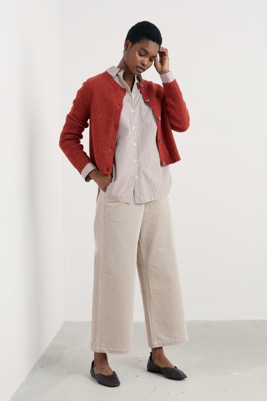 Seasalt Cornwall Sea Path Oversized Poplin Shirt