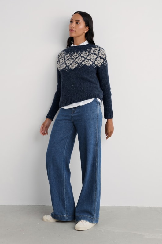 seasalt cornwall Sennen Cove Wide Leg Jeans