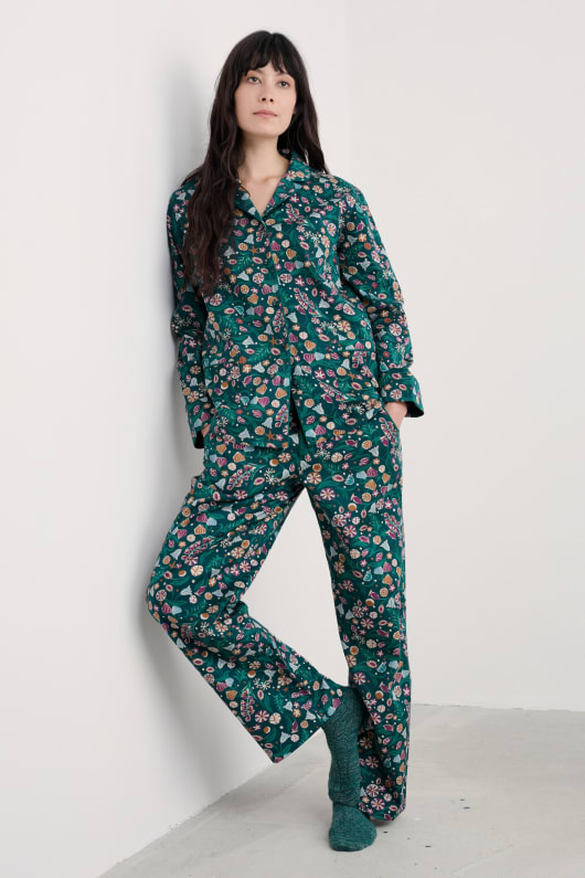 Seasalt Cornwall Simple Stars Flannel Pyjamas