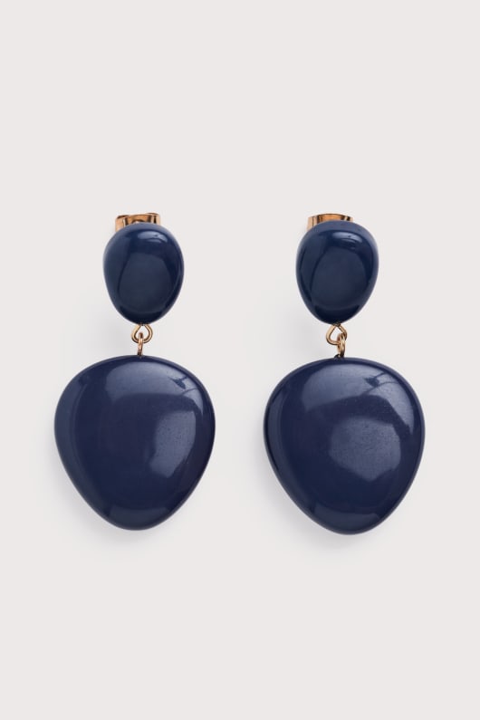 Seasalt Cornwall Snowdrop Resin Bead Earrings