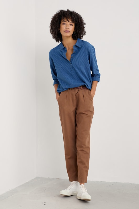 Seasalt Cornwall St Keverne Yarn-Dyed Shirt