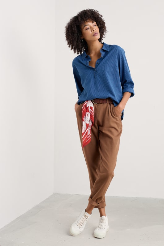 Seasalt Cornwall St Keverne Yarn-Dyed Shirt