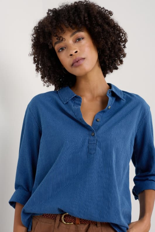 seasalt cornwall St Keverne Yarn-Dyed Shirt