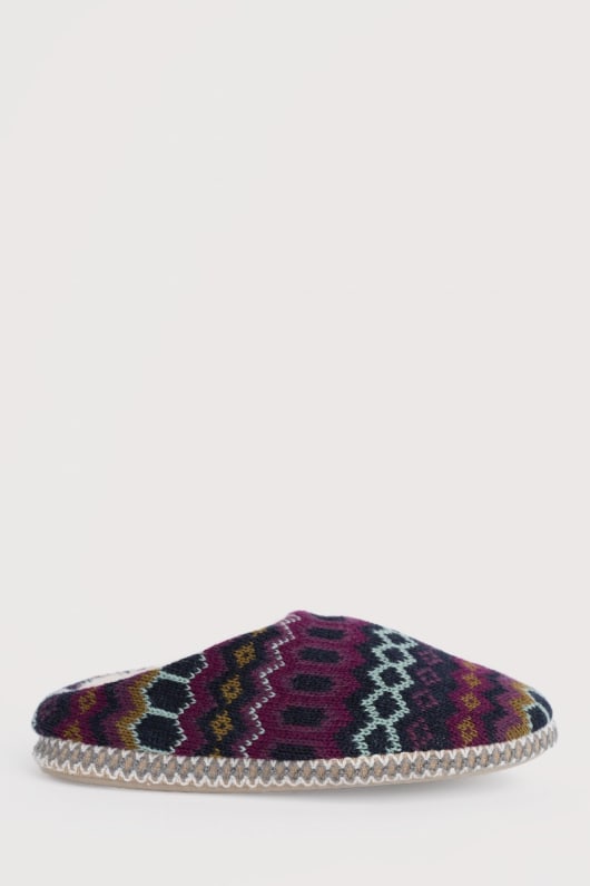 seasalt cornwall Starry Eyed Fair Isle Slipper