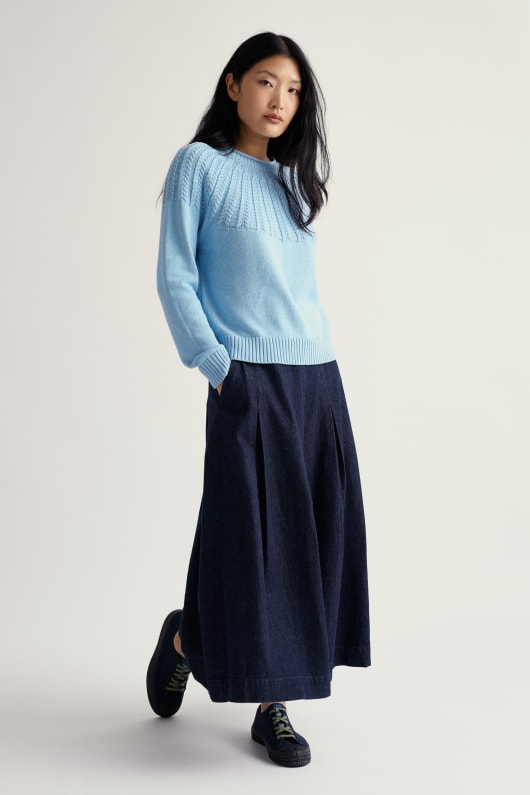 Seasalt Cornwall Stone Chat Organic Cotton Jumper