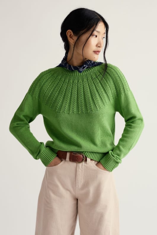 seasalt cornwall Stone Chat Organic Cotton Jumper